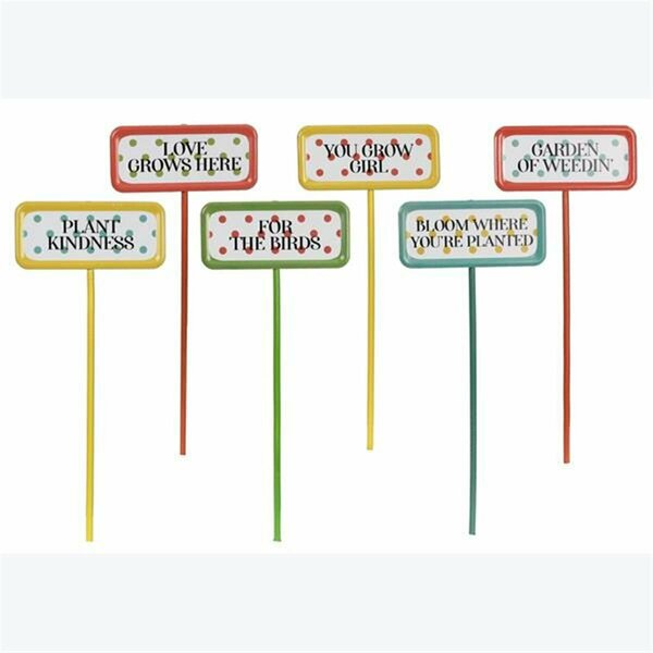 Youngs Metal Garden Small Yard Stake, 6 Assortment 73475
